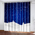 Snowflake Snow Scene Curtains Blackout Window Treatments Drapes Room Decor
