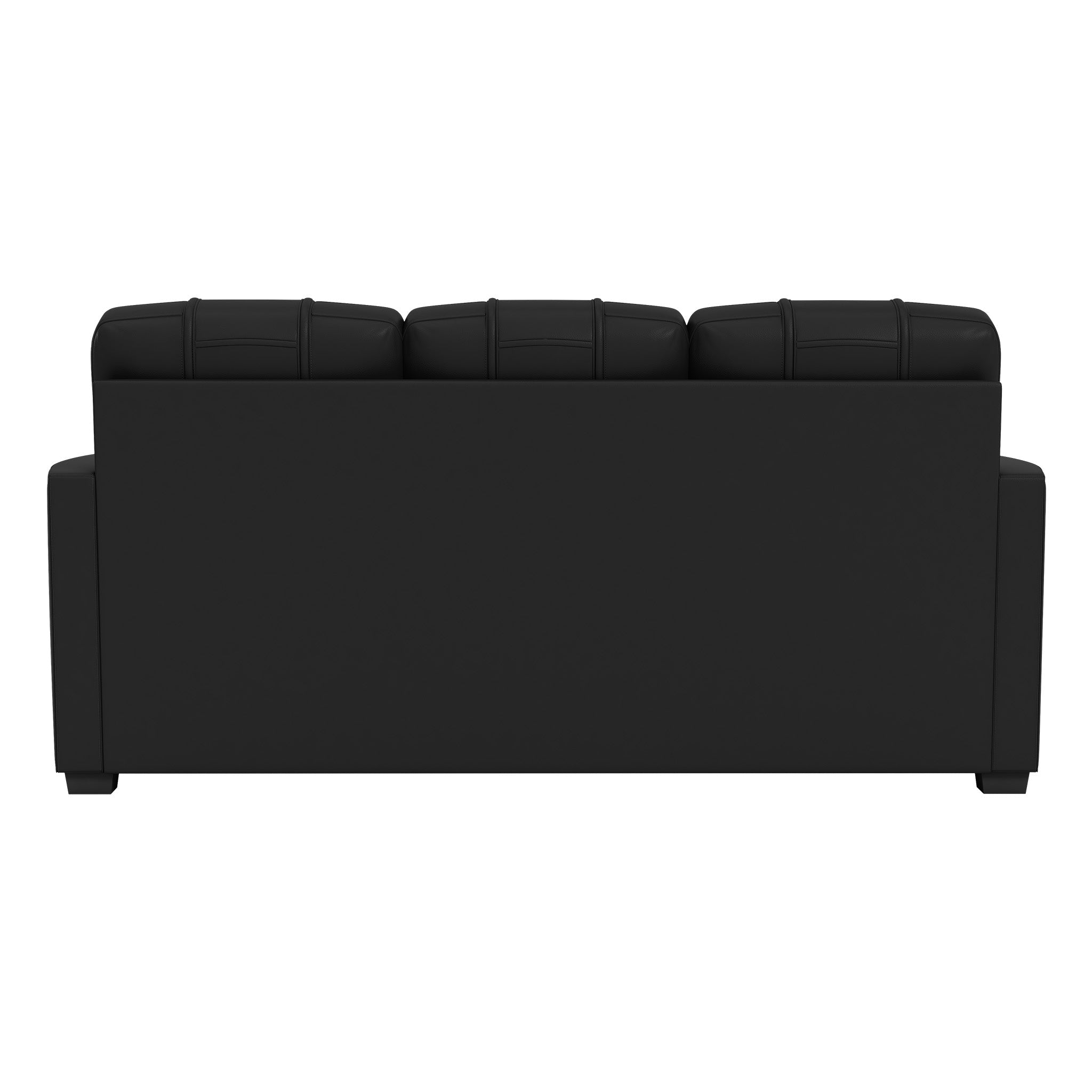 Silver Sofa with  All Elite Wrestling Dynamite White Logo