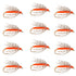 Soft Hackle Partridge and Orange Fly Fishing Wet Flies -1 Dozen  Flies Hook Size 16