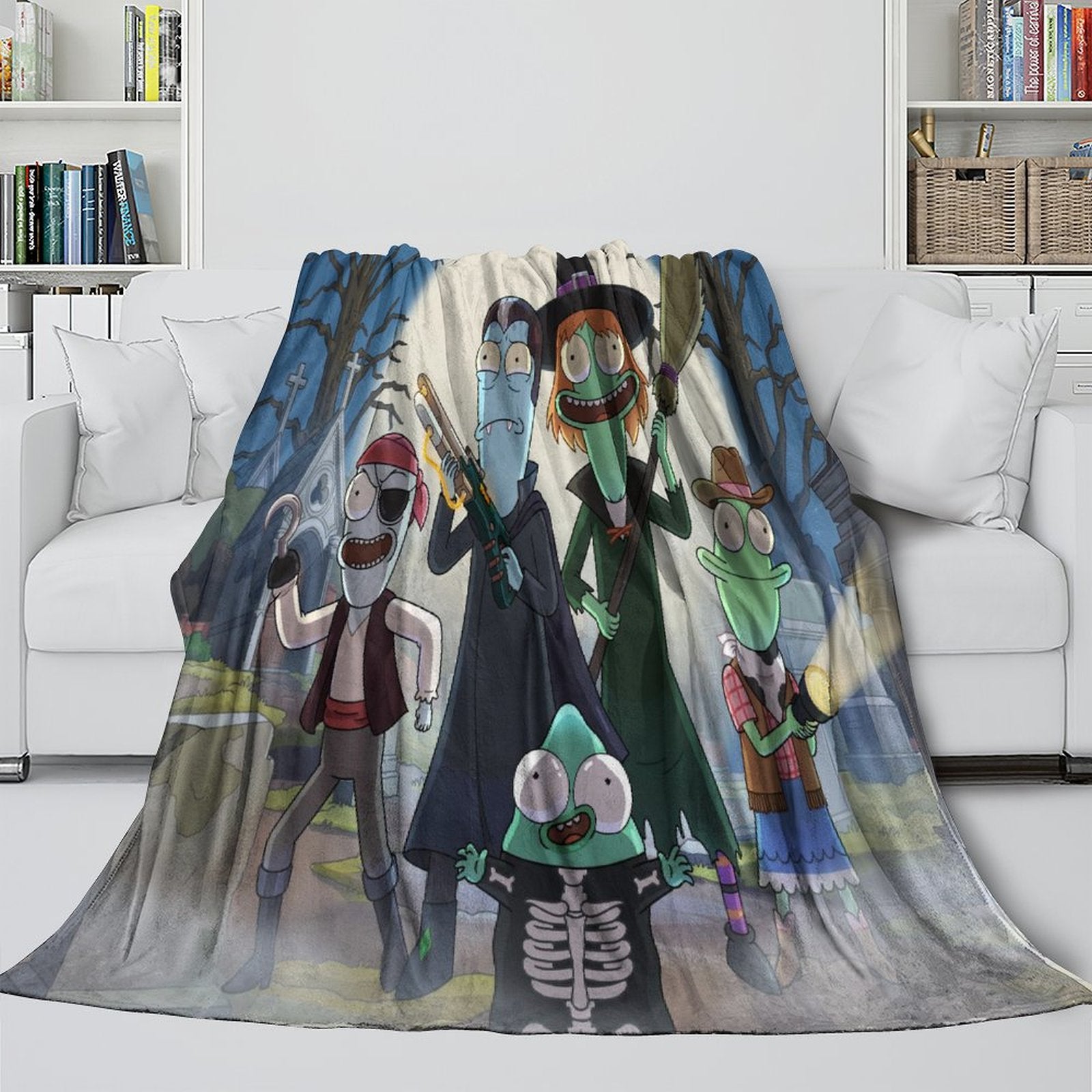 Solar Opposites Blanket Flannel Throw Kids Room Decoration
