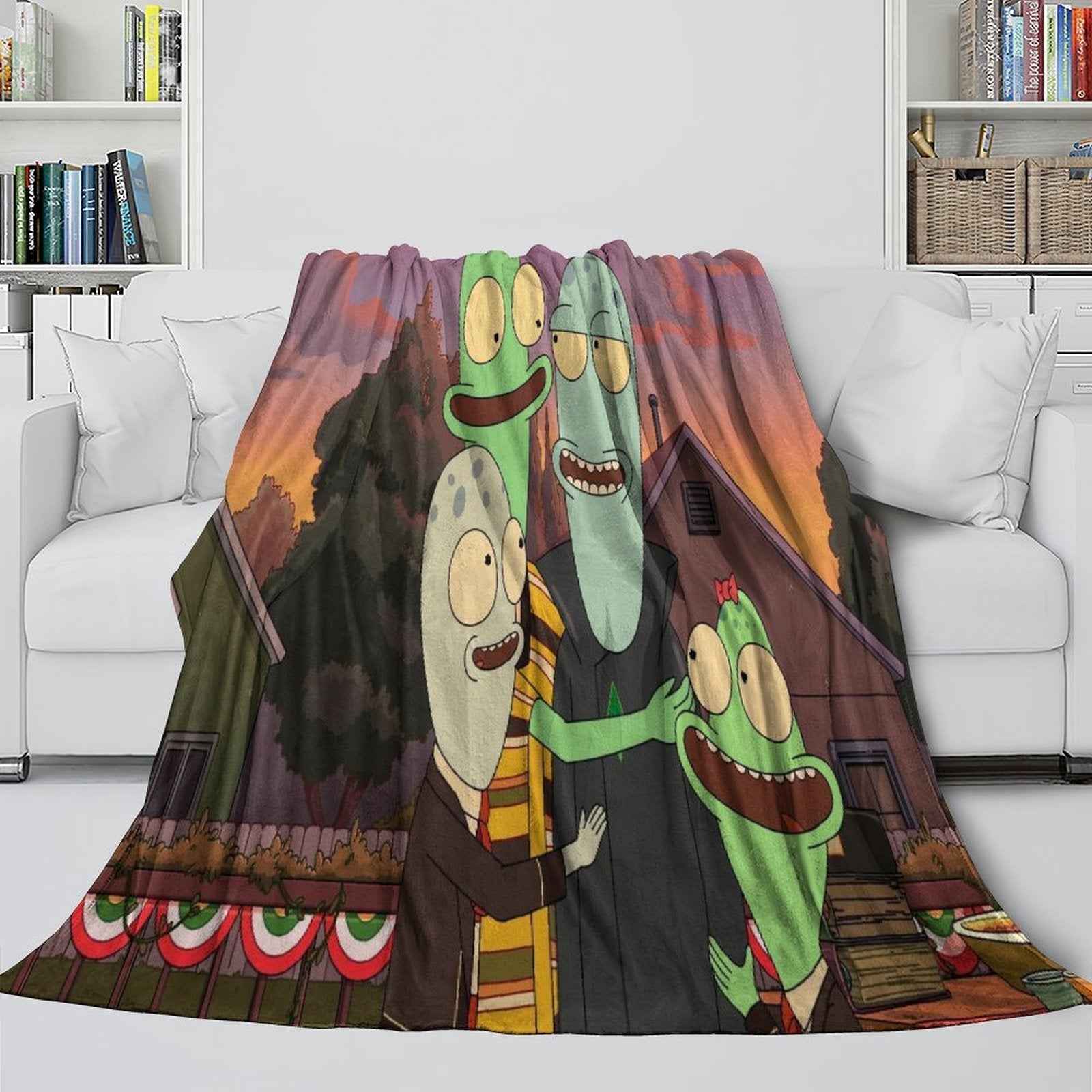 Solar Opposites Blanket Flannel Throw Kids Room Decoration