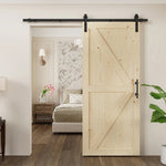 Solid Pine Barn Doors with Track Kit