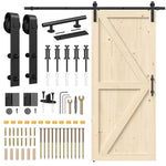 Solid Pine Barn Doors with Track Kit
