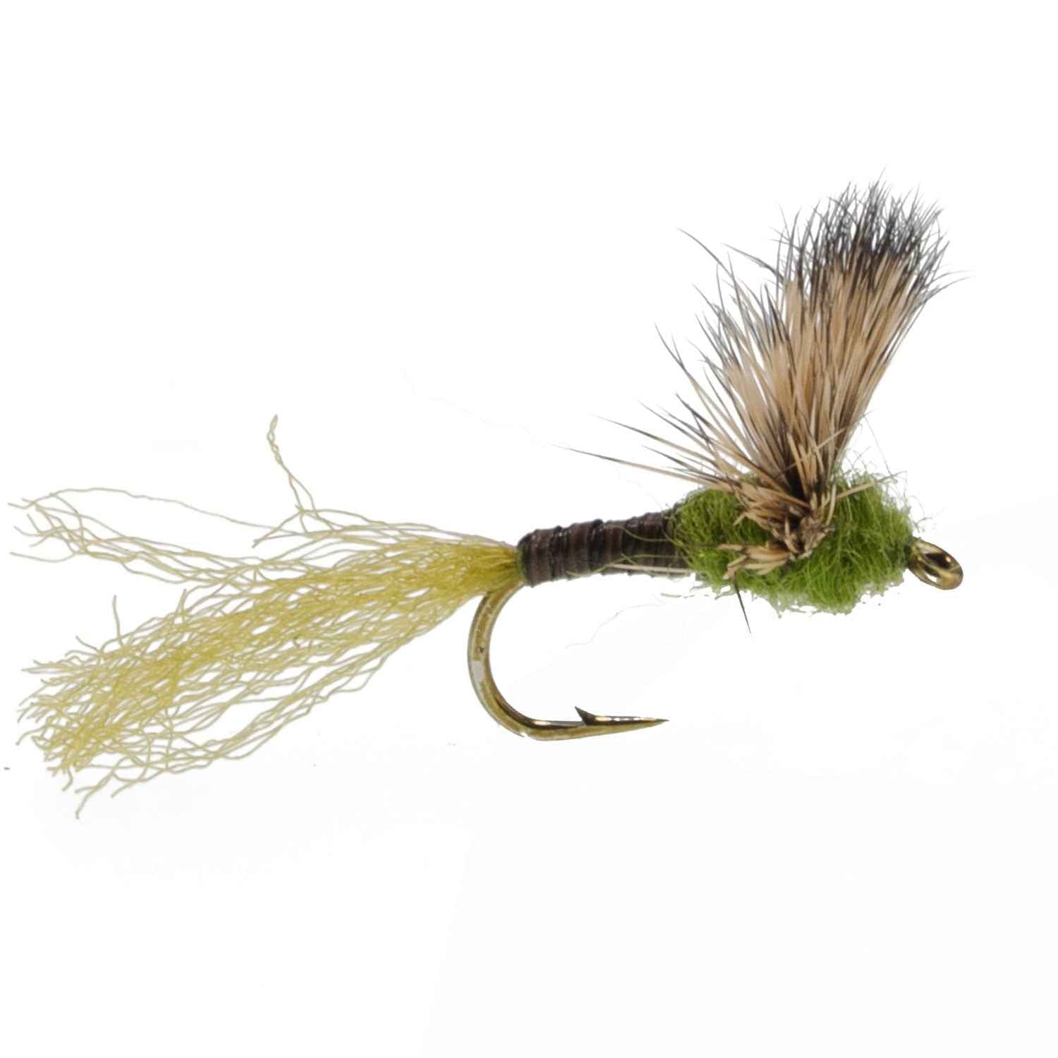 3 Pack Sparkle Dun Baetis Mayfly - Hook size 14