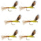 Sparkle Dun Pale Morning Dun PMD Yellow Body Mayfly 6 Flies Hook size 18