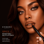 RETRACTABLE MATTE LIP PENCILS with SHEA BUTTER 9 Rich, Smudge‑Resistant Shades