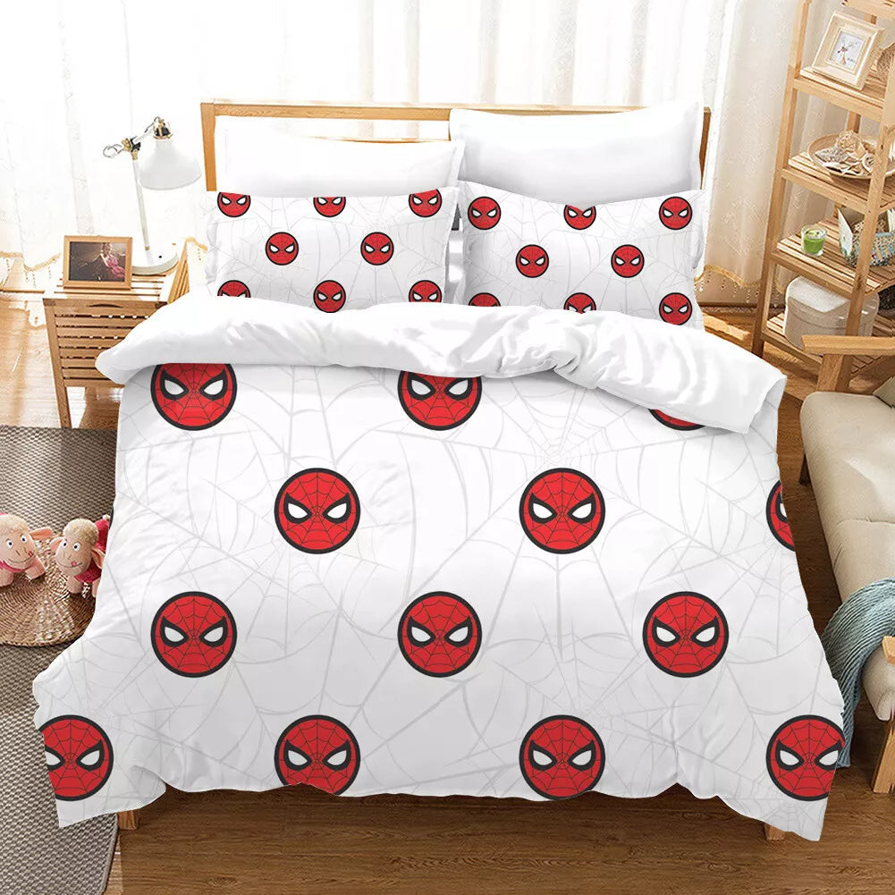 Spider-Man Bedding Set Pattern Kids Quilt Cover Without Filler