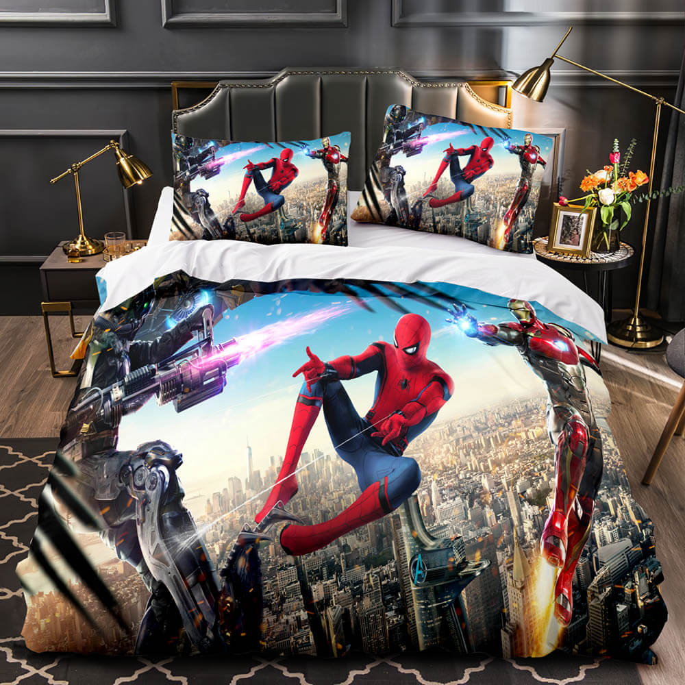 Spider-Man Homecoming Cosplay Bedding Sets Quilt Covers Without Filler