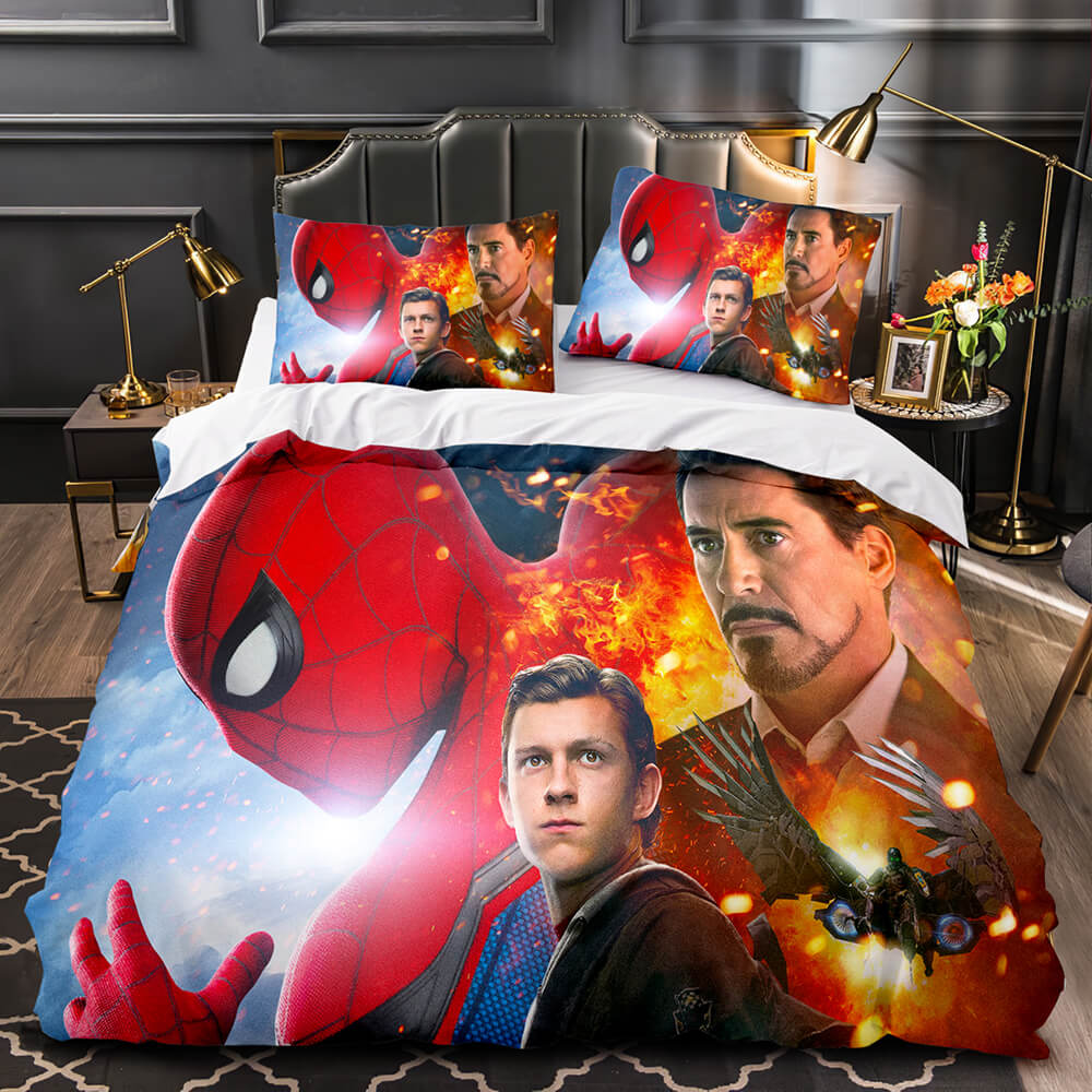 Spider-Man Homecoming Cosplay Bedding Sets Quilt Covers Without Filler