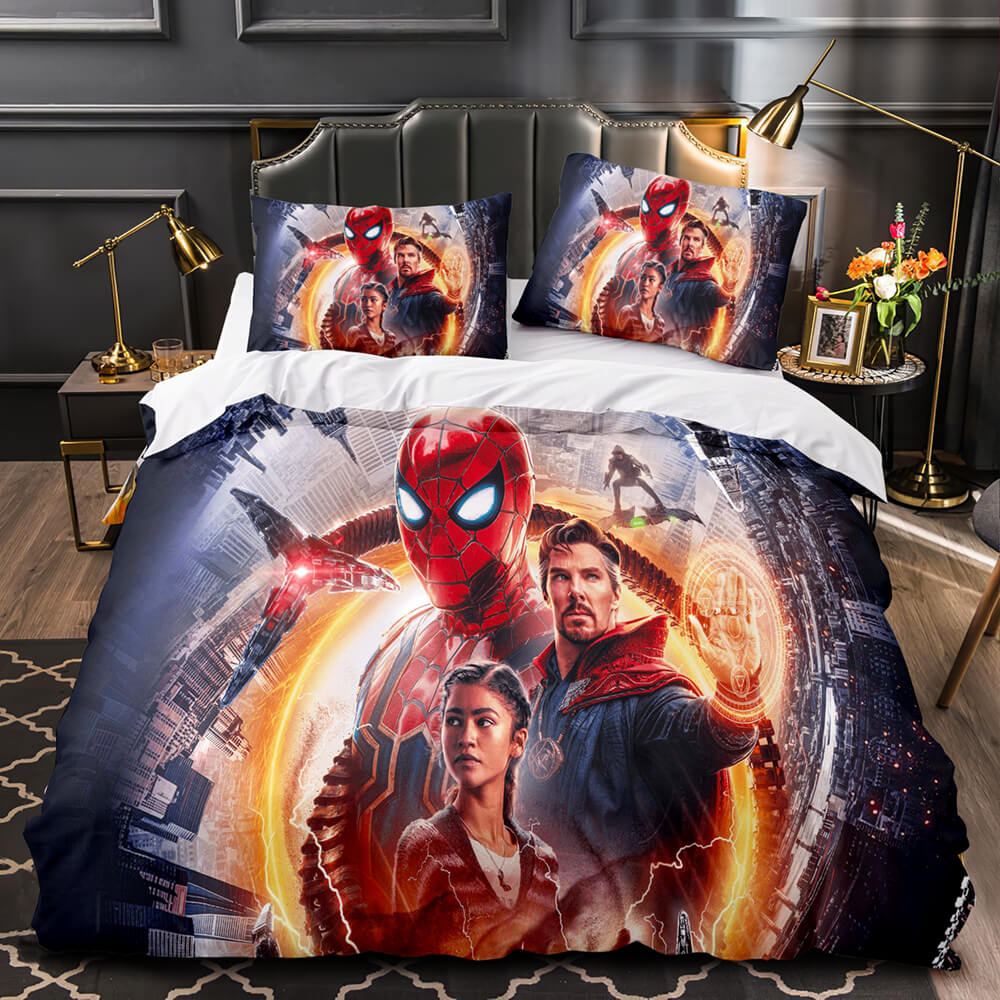 IMAX Spider-Man No Way Home Bedding Set Duvet Cover Quilt Bed Sets