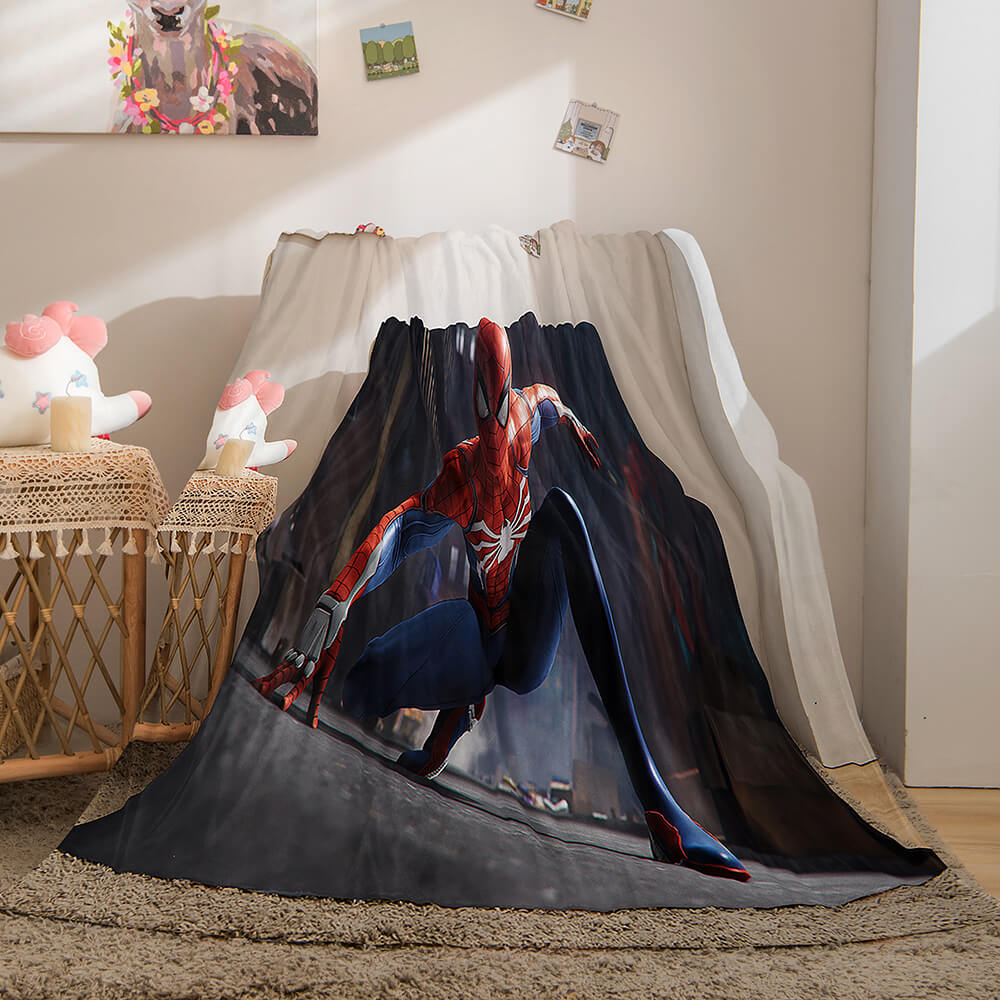 Spiderman Flannel Fleece Throw Blanket