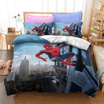 Spiderman Peter Parker Cosplay Bedding Set Quilt Cover Without Filler