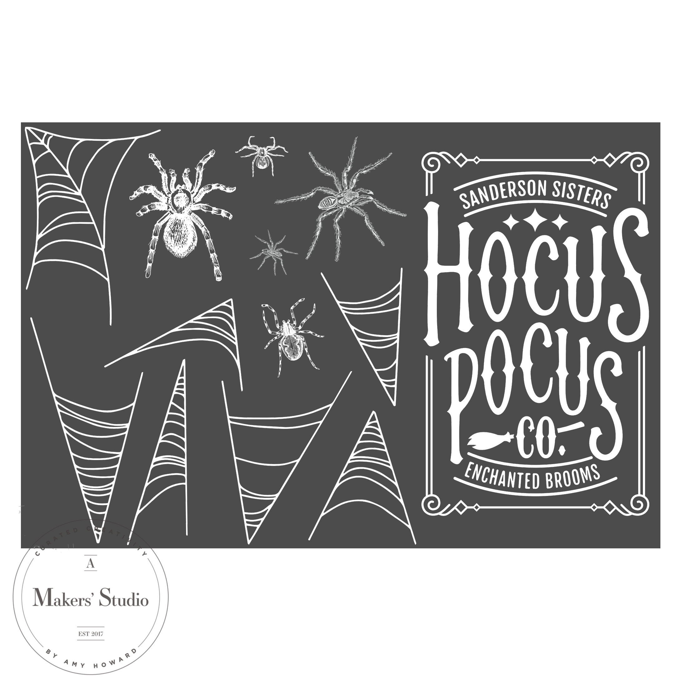 Spiderwebs - Mesh Stencil 12x18