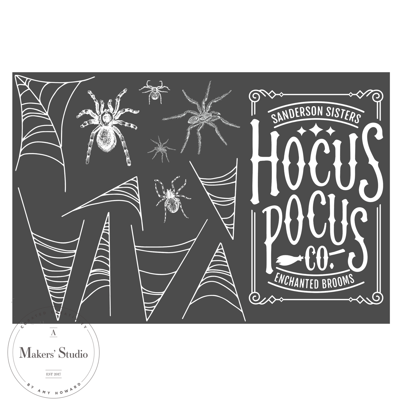 Spiderwebs - Mesh Stencil 12x18