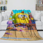 SpongeBob SquarePants Blanket Flannel Kids Room Throw
