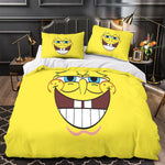 SpongeBob SquarePants Duvet Cover Kids Room Bedding Set Without Filler