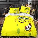 SpongeBob SquarePants Duvet Cover Kids Room Bedding Set Without Filler