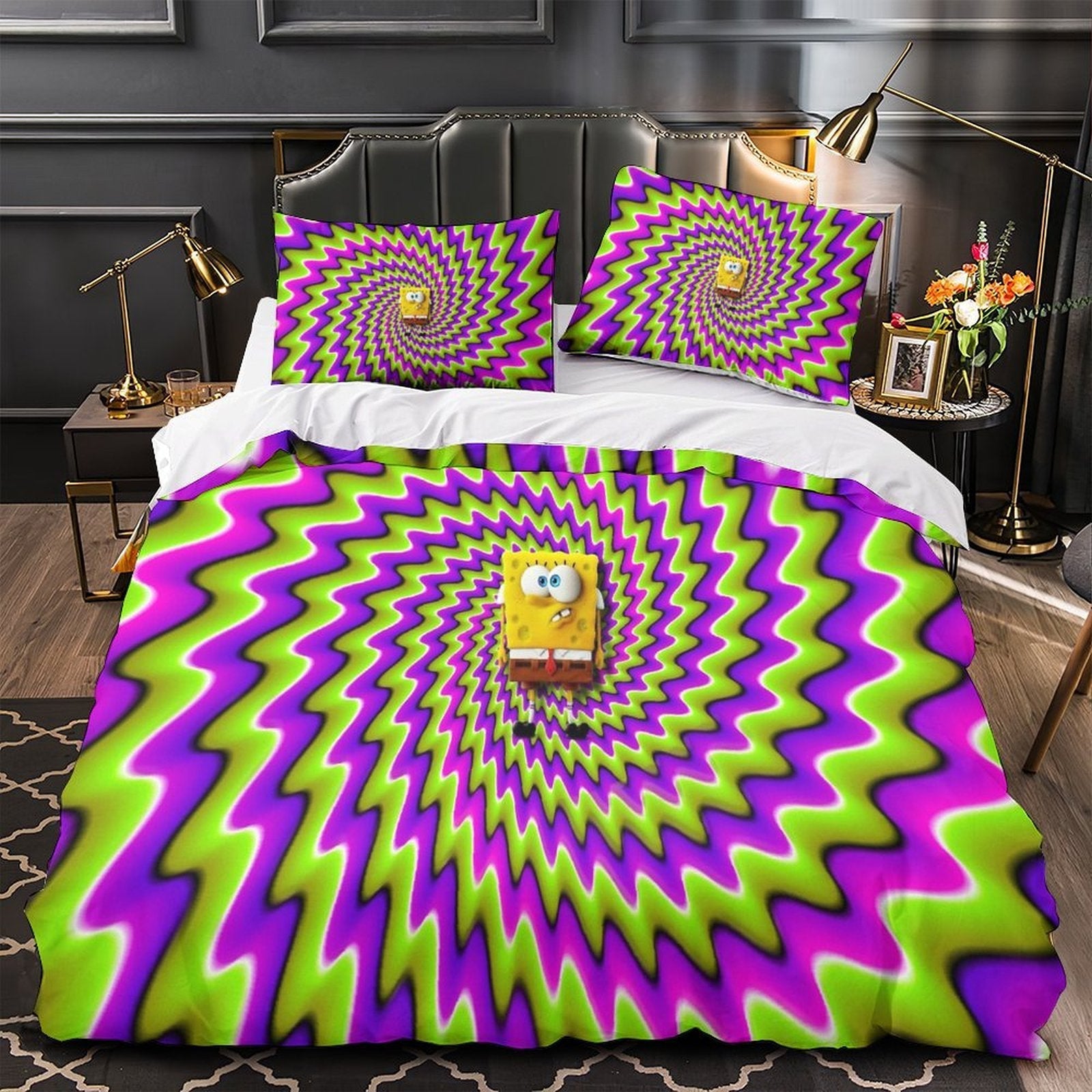 SpongeBob SquarePants Duvet Cover Pattren Bedding Set Without Filler
