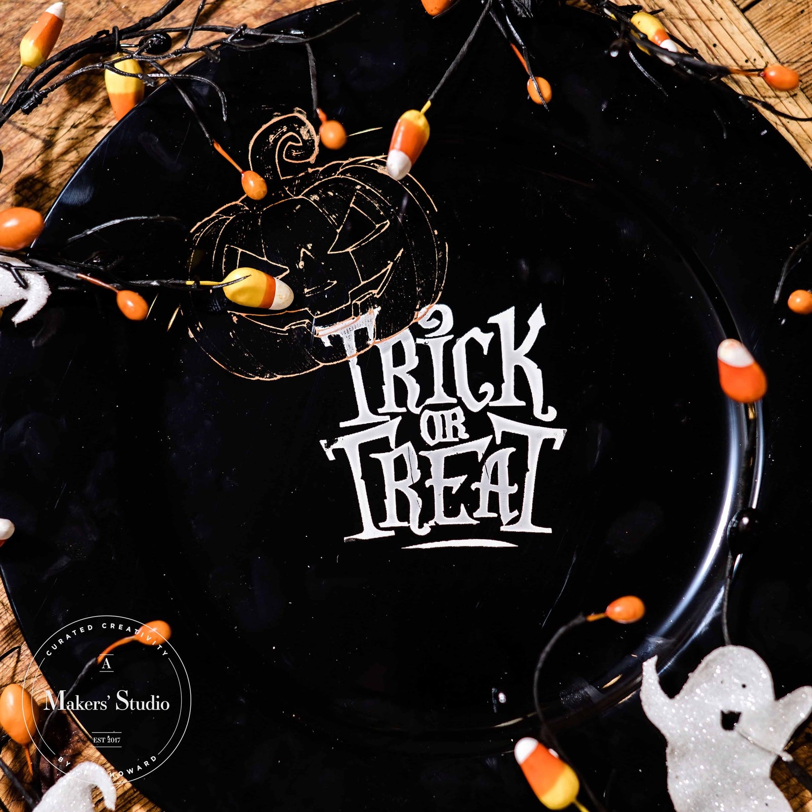 Spooky Town - Mesh Stencil 12x18