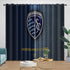 Sporting Kansas City Curtains Blackout Window Drapes Room Decoration