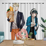 Spy X Family Curtains Kids Blackout Window Drapes