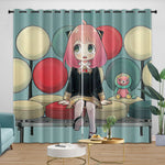 Spy X Family Curtains Kids Blackout Window Drapes