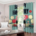 Spy x Family Curtains 2 Panels Blackout Window Drapes for Room Decoration