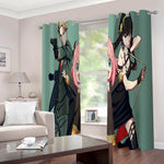 Spy x Family Curtains Cosplay Blackout Window Drapes for Room Decoration
