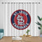 St. Louis Cardinals Curtains Blackout Window Drapes Room Decoration