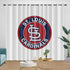 St. Louis Cardinals Curtains Blackout Window Drapes Room Decoration