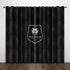 Stade Rennais Football Club Curtains Pattern Blackout Window Drapes