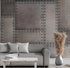 Rustic Metal Steel 3D Wallpaper Mural. #6752