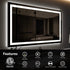 Standard Center Glow LED Bathroom Mirror
