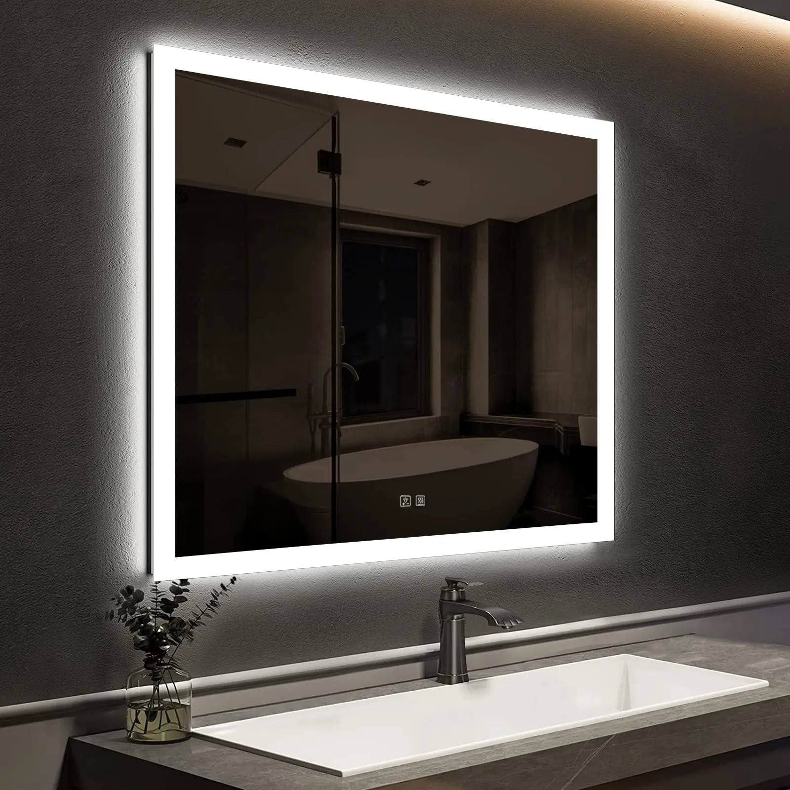 Standard Edge Glow LED Bathroom Mirror