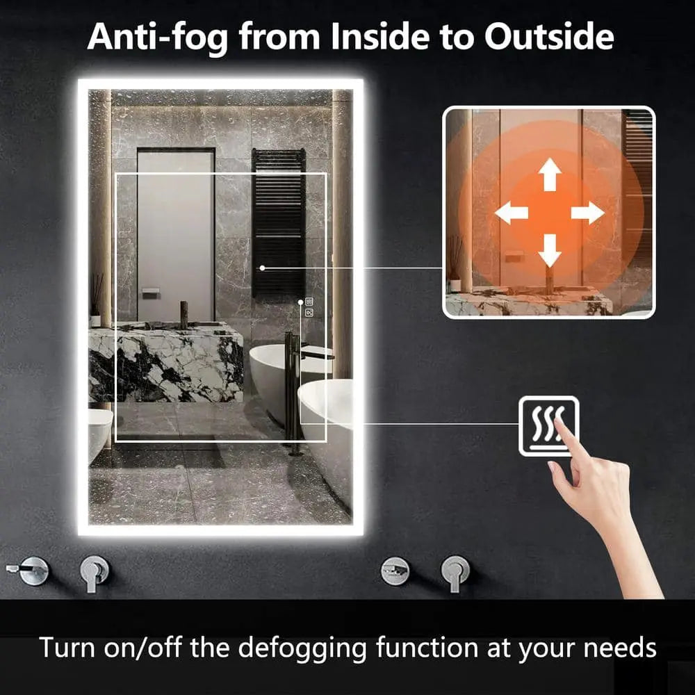 Standard Edge Glow LED Bathroom Mirror