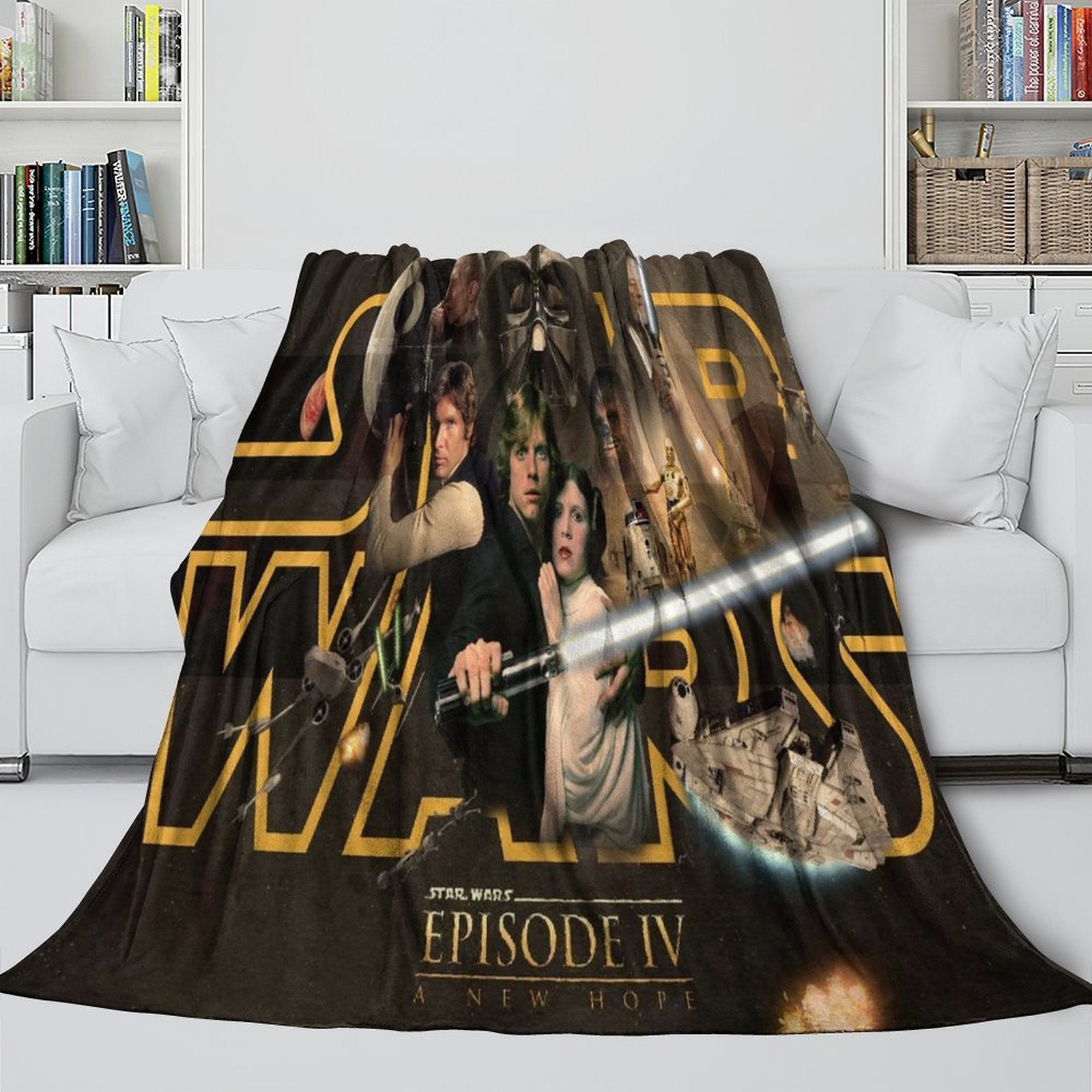 Star Wars A New Hope Blanket Flannel Throw Room Decoration