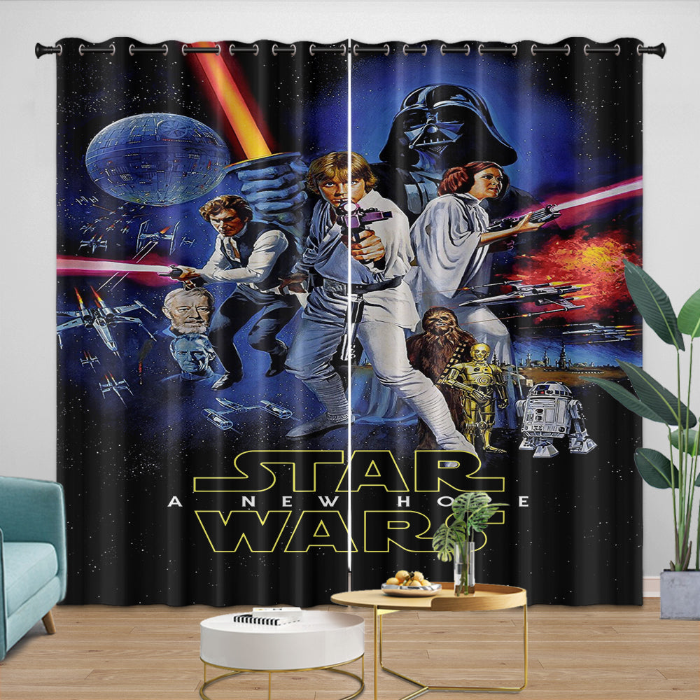 Star Wars A New Hope Curtains Blackout Window Drapes