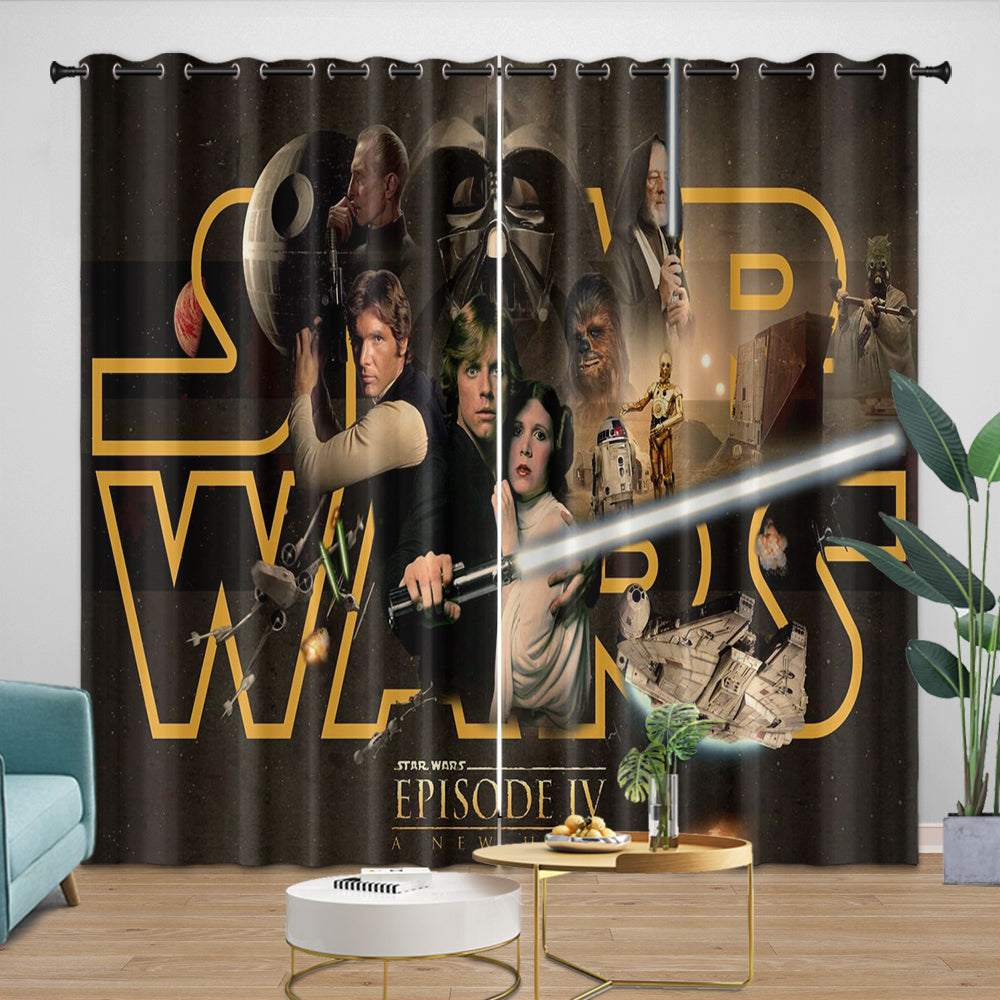 Star Wars A New Hope Curtains Blackout Window Drapes