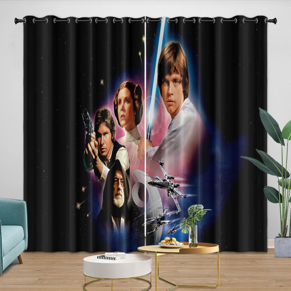 Star Wars A New Hope Curtains Blackout Window Drapes