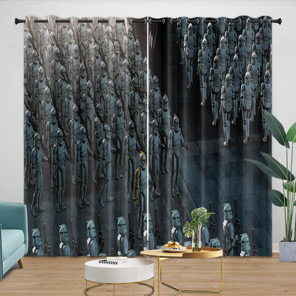 Star Wars Attack of the Clones Curtains Blackout Window Drapes