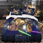 Star Wars Attack of the Clones Duvet Cover Bedding Set Without Filler