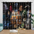 Star Wars Curtains Pattern Blackout Window Drapes