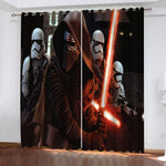 Star Wars Curtains Pattern Blackout Window Drapes