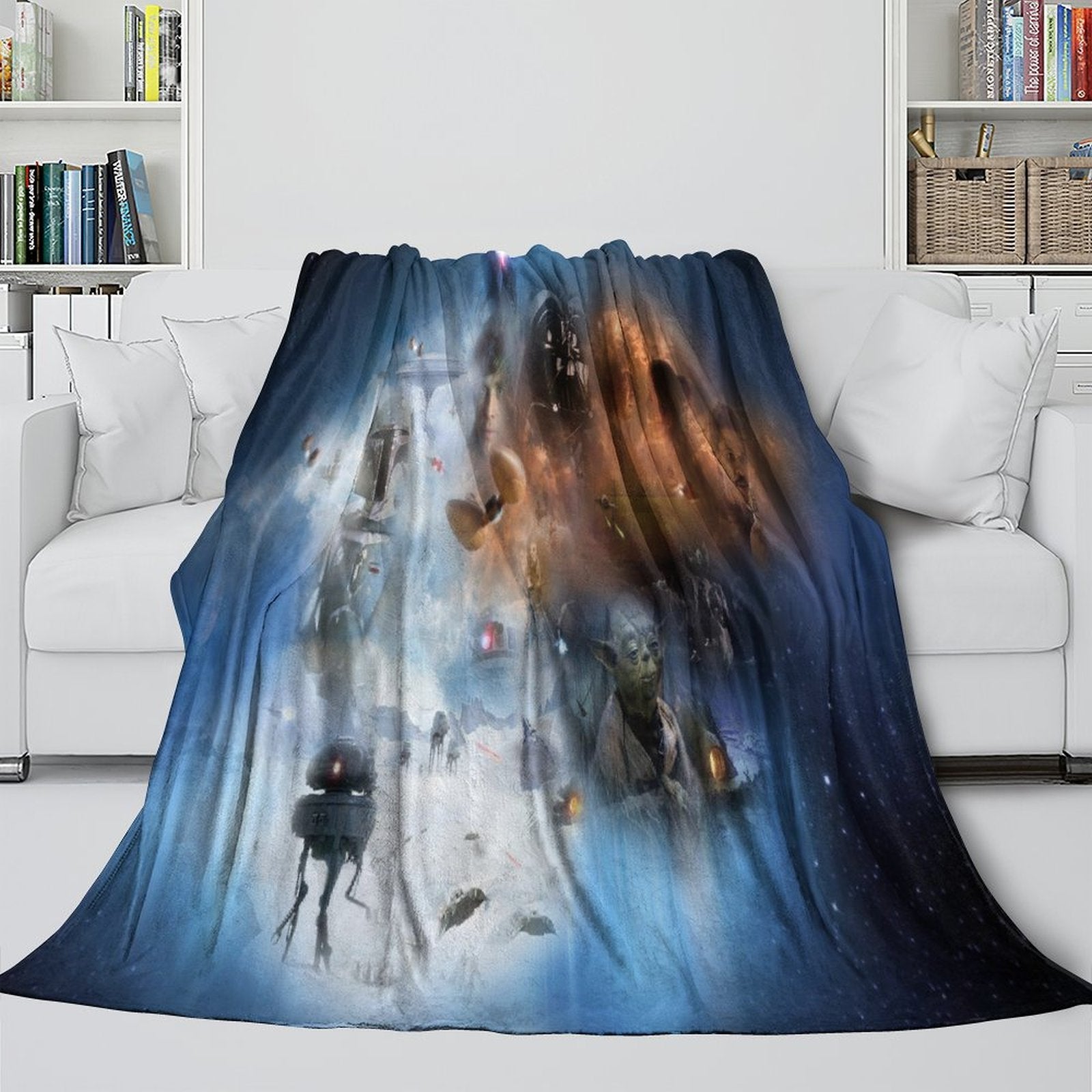 Star Wars Empire Strikes Back Blanket Flannel Throw Room Decoration