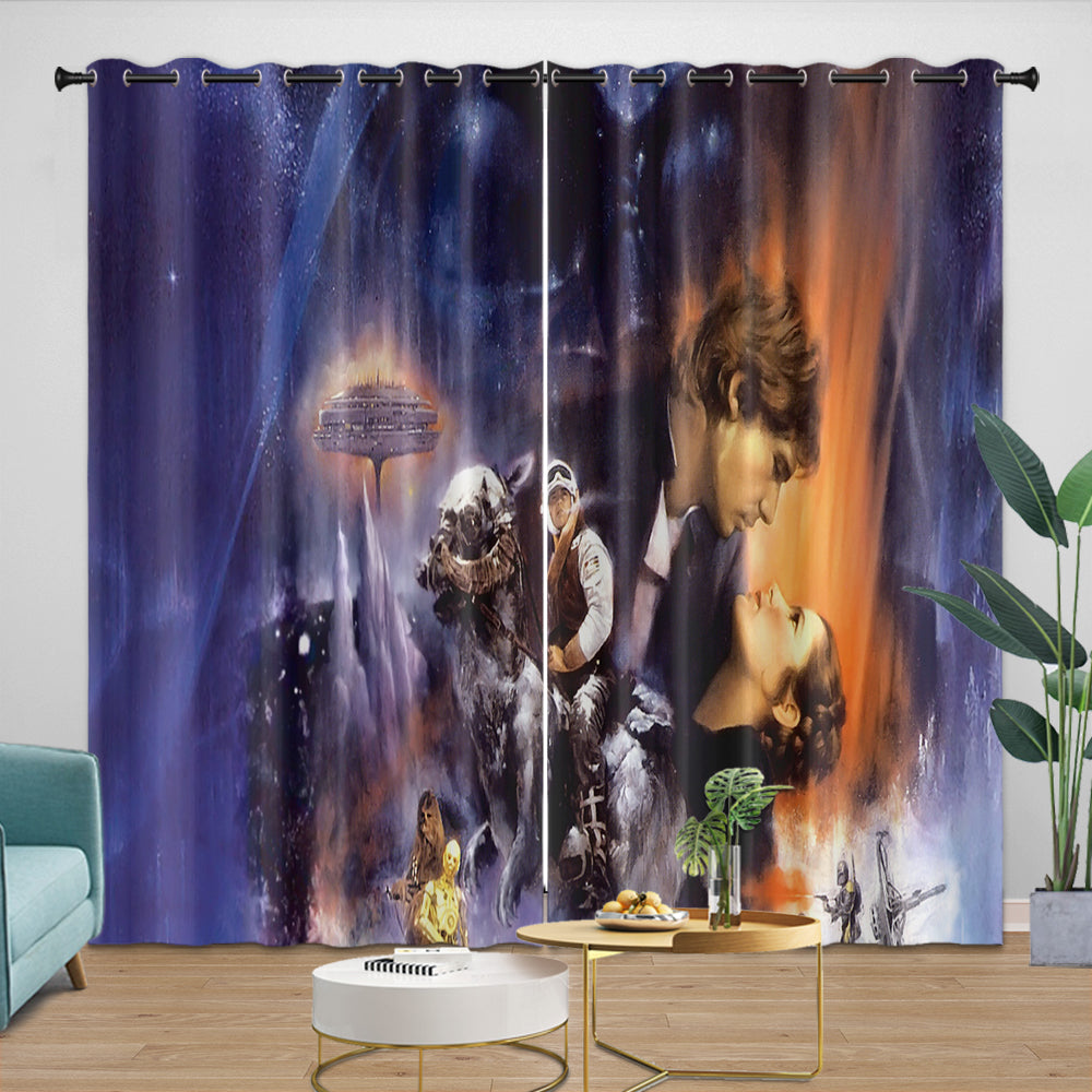 Star Wars Empire Strikes Back Curtains Blackout Window Drapes