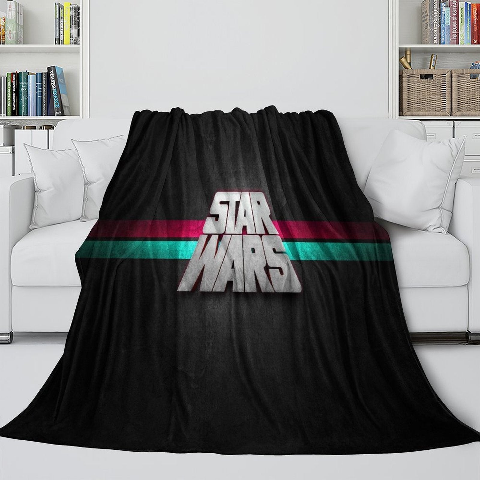 Star Wars Pattern Blanket Flannel Throw Room Decoration