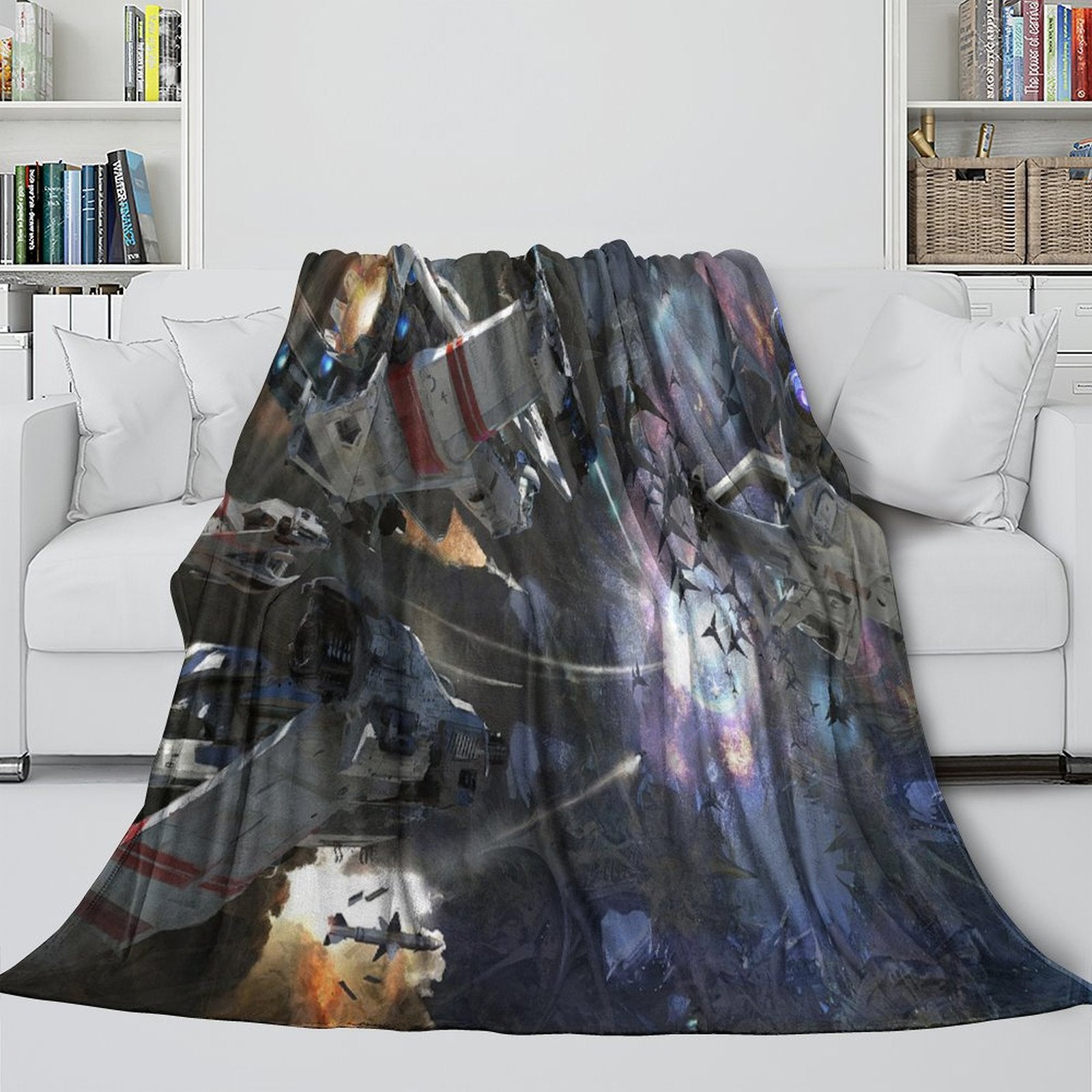 Star Wars Pattern Blanket Flannel Throw Room Decoration