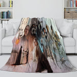 Star Wars Pattern Blanket Flannel Throw Room Decoration