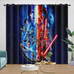 Star Wars Pattern Curtains Movie Blackout Window Drapes