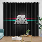 Star Wars Pattern Curtains Movie Blackout Window Drapes